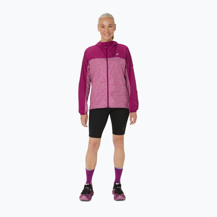 Жіноча бігова куртка ASICS Fujitrail Packable м'яка ягода/ожина 3