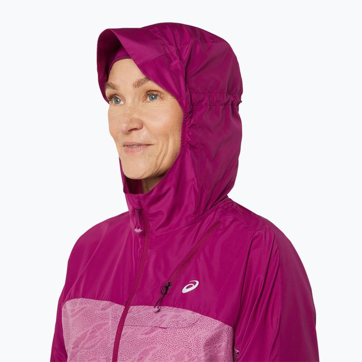 Жіноча бігова куртка ASICS Fujitrail Packable м'яка ягода/ожина 4