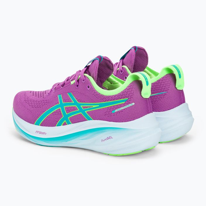 Жіночі бігові кросівки ASICS Gel-Nimbus 26 Lite-Show підсвічуються зеленим 3