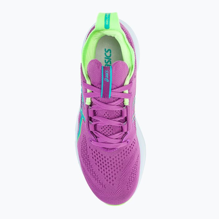 Жіночі бігові кросівки ASICS Gel-Nimbus 26 Lite-Show підсвічуються зеленим 6
