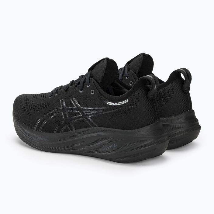 Чоловічі кросівки ASICS Gel-Nimbus 26 чорний/чорний 4