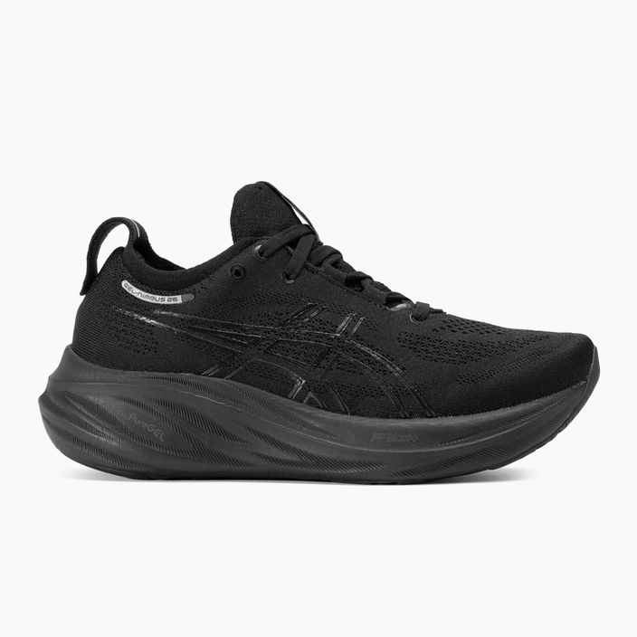 Жіночі бігові кросівки ASICS Gel-Nimbus 26 чорний/чорний 2