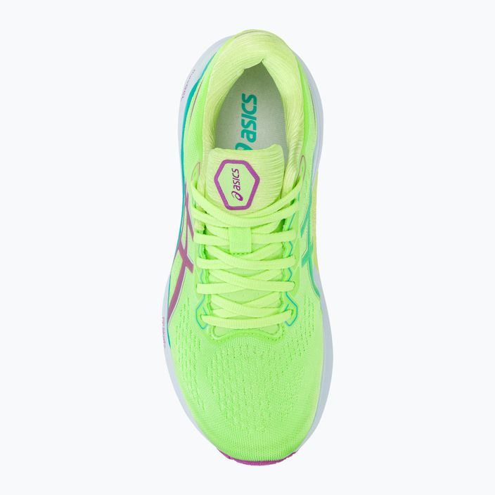 Жіночі бігові кросівки ASICS Gel-Kayano 30 Lite-Show підсвічуються зеленим 6