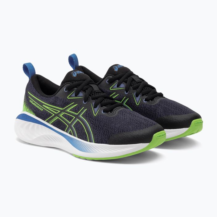 Дитячі кросівки ASICS Gel-Cumulus 25 GS чорний/електричний лайм 5