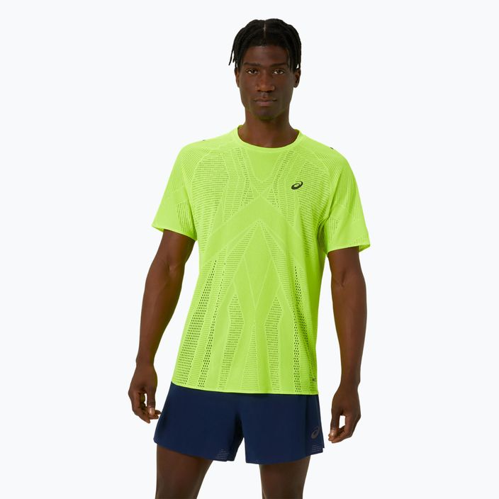 Футболка для бігу чоловіча ASICS Metarun Top safety yellow