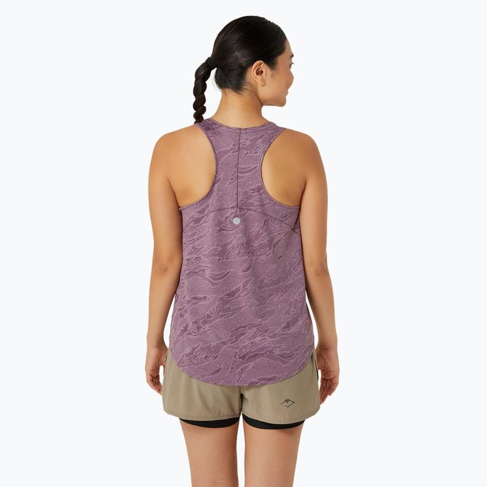 Топ для бігу жіночий ASICS Road All Over Print Tank dusty mauve 3