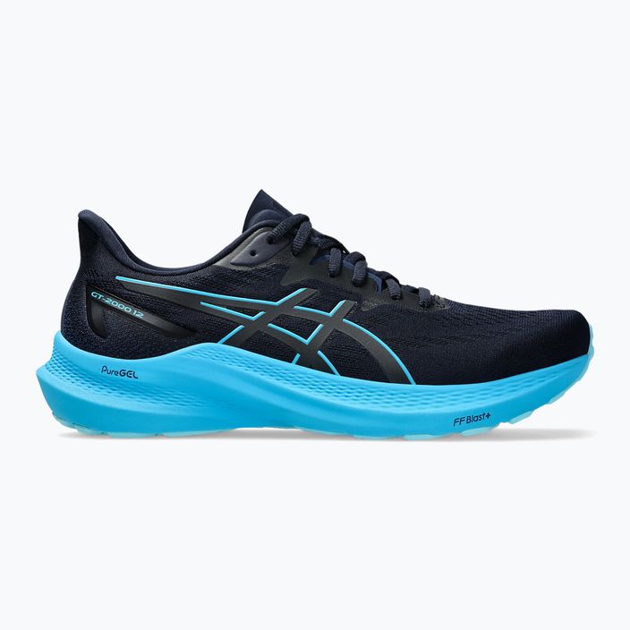 Чоловічі бігові кросівки ASICS GT-2000 12 midnight / digital aqua 8