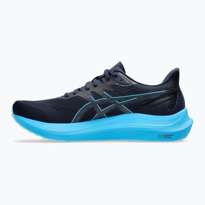 Чоловічі бігові кросівки ASICS GT-2000 12 midnight / digital aqua 9