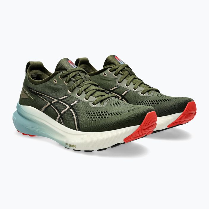 Кросівки для бігу чоловічі ASICS Gel-Kayano 31 smog green/black 10