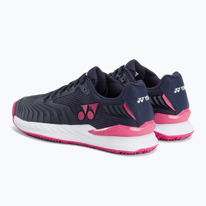 Кросівки для тенісу жіночі YONEX SHT Eclipsion 4 Ladies CL navy/pink 3