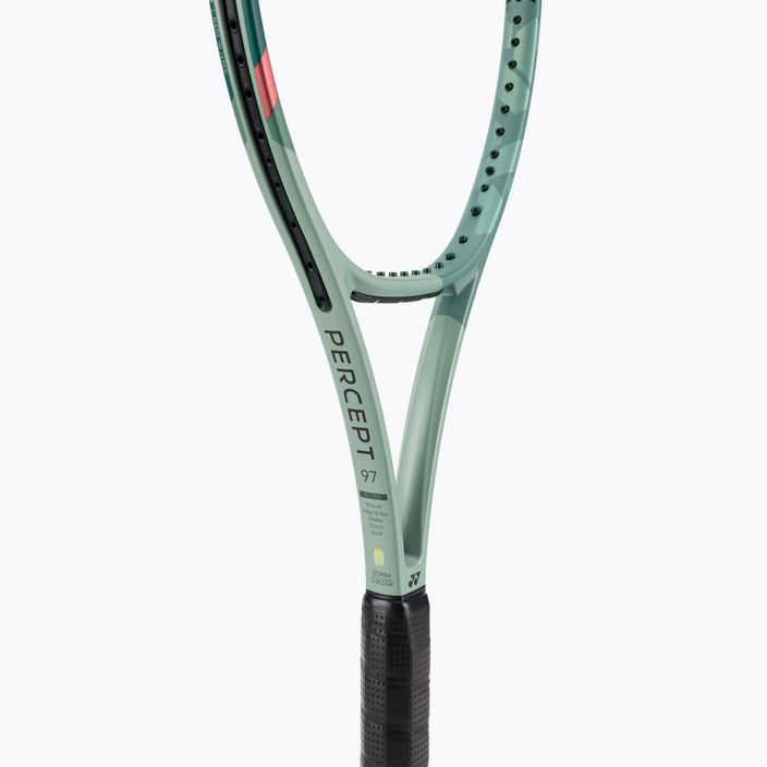 Тенісна ракетка YONEX Percept 97 оливково-зелена 4