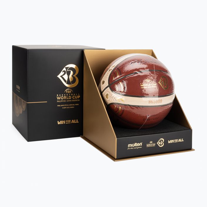 М'яч для баскетболу Molten B7G5000-M3P-F FIBA orange/ivory розмір 7 2