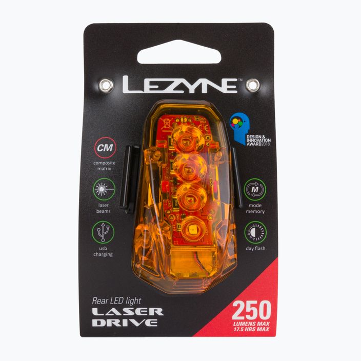 Велосипедний ліхтарик задній Lezyne Laser Drive Led LZN-1-LED-23R-V104