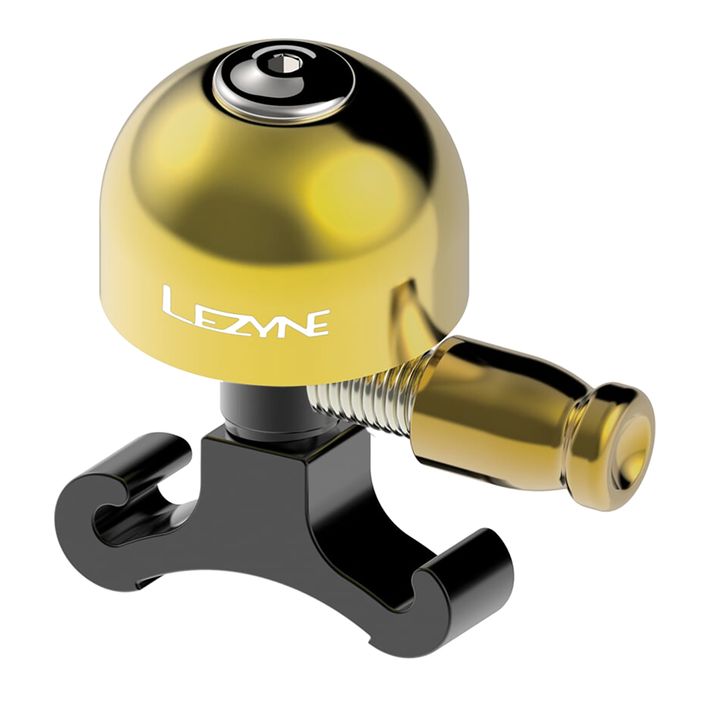 Велосипедний дзвінок Lezyne Classic Brass S латунь/чорний 2