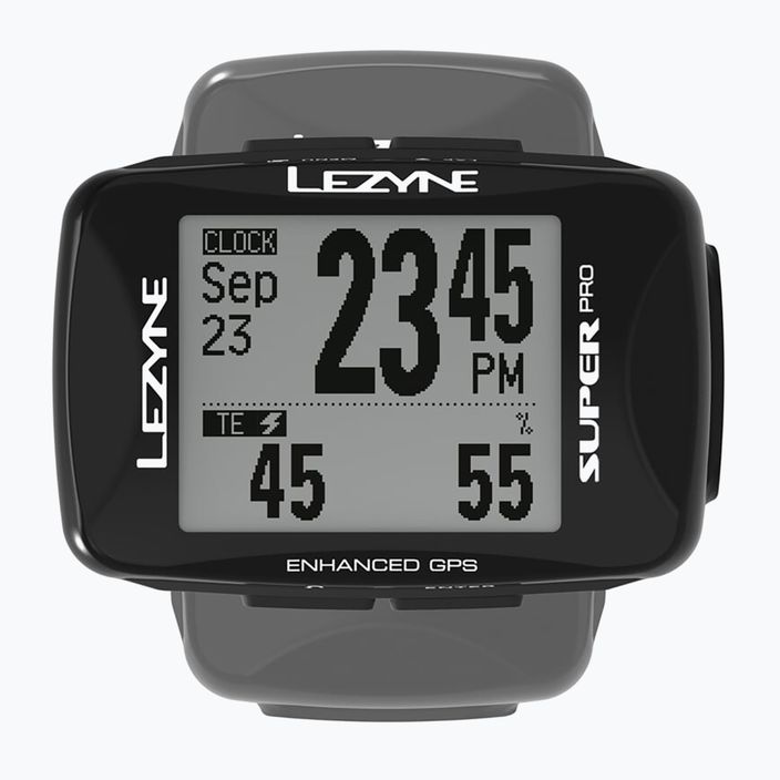 Велосипедний лічильник Lezyne Super Pro GPS чорний
