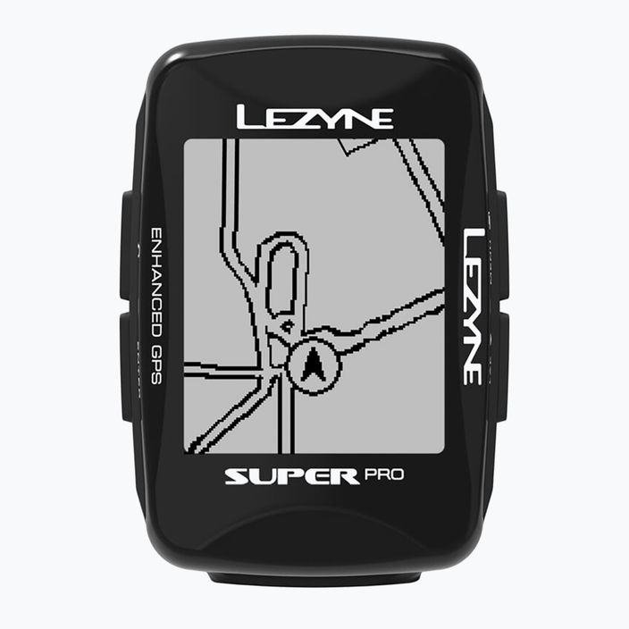 Велосипедний лічильник Lezyne Super Pro GPS чорний 3