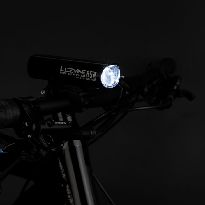 Велосипедний ліхтар Lezyne Light передній Hecto Drive Stvzo Pro 65 Lux чорний глянець 3