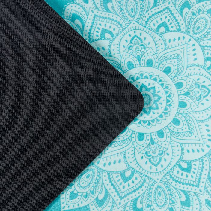 Килимок для йоги (для подорожей)  Yoga Design Lab Combo Yoga 1,5 мм синій Mandala Turquoise 4