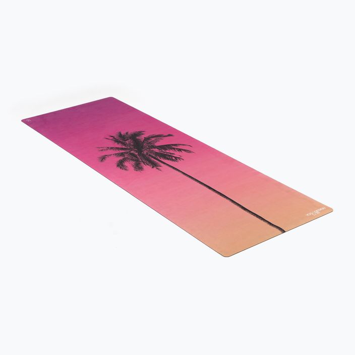 Килимок для йоги (для подорожей)  Yoga Design Lab Combo Yoga 1,5 мм рожевий Venice