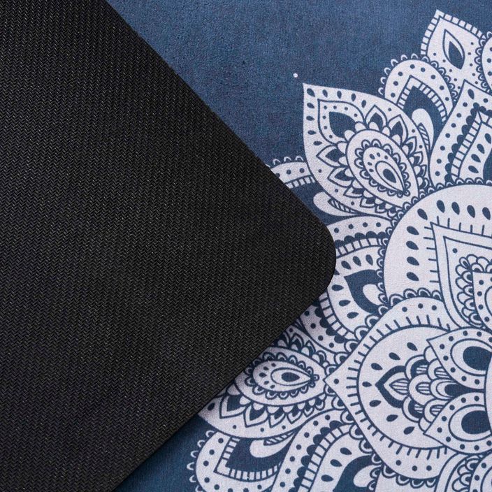 Килимок для йоги  Yoga Design Lab Combo Yoga 3,5 мм темно-синій Mandala Sapphire 4