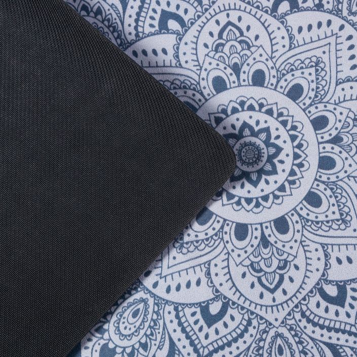 Килимок для йоги (для подорожей)  Yoga Design Lab Combo Yoga 1,5 мм темно-синій Mandala Sapphire 4