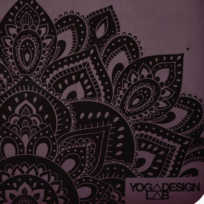 Килимок для йоги  Yoga Design Lab Infinity Yoga 5 мм фіолетовий Mandala Burgundy 10