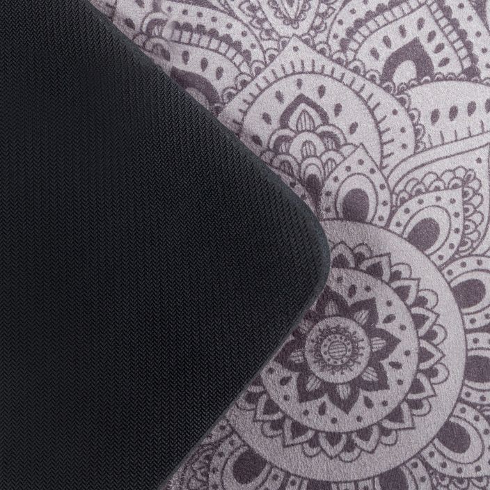 Килимок для йоги  Yoga Design Lab Combo Yoga 5,5 мм чорний Mandala Black 4