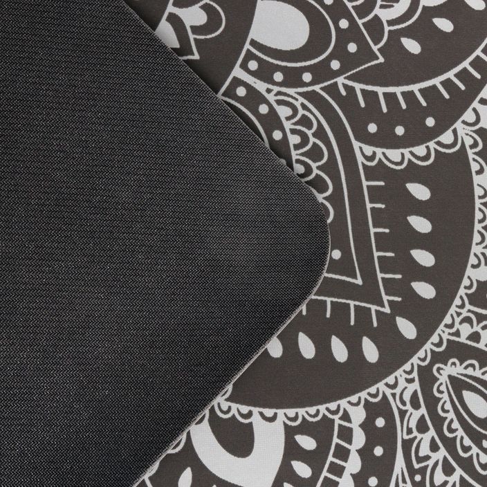 Килимок для йоги  Yoga Design Lab Infinity Yoga 3 мм чорний Mandala Charcoal 4