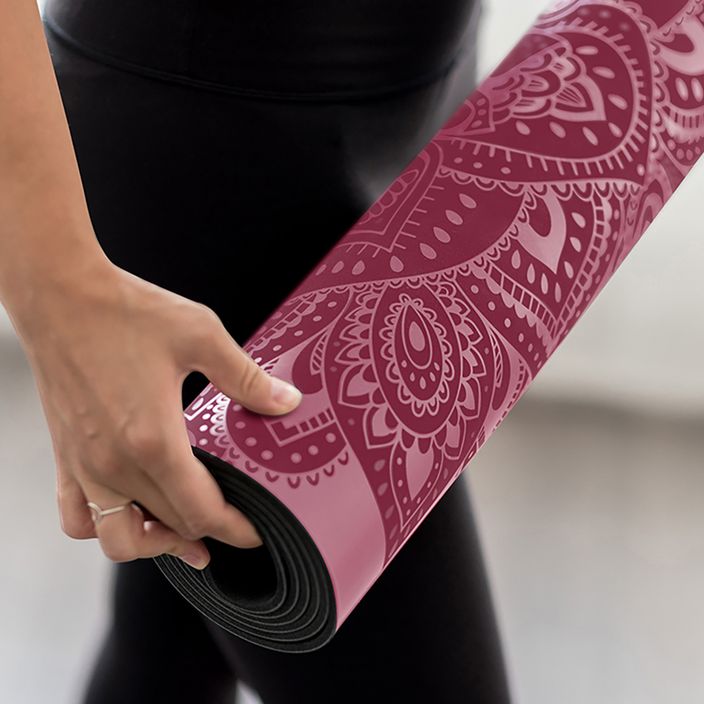 Килимок для йоги  Yoga Design Lab Infinity Yoga 3 мм рожевий Mandala Rose 7