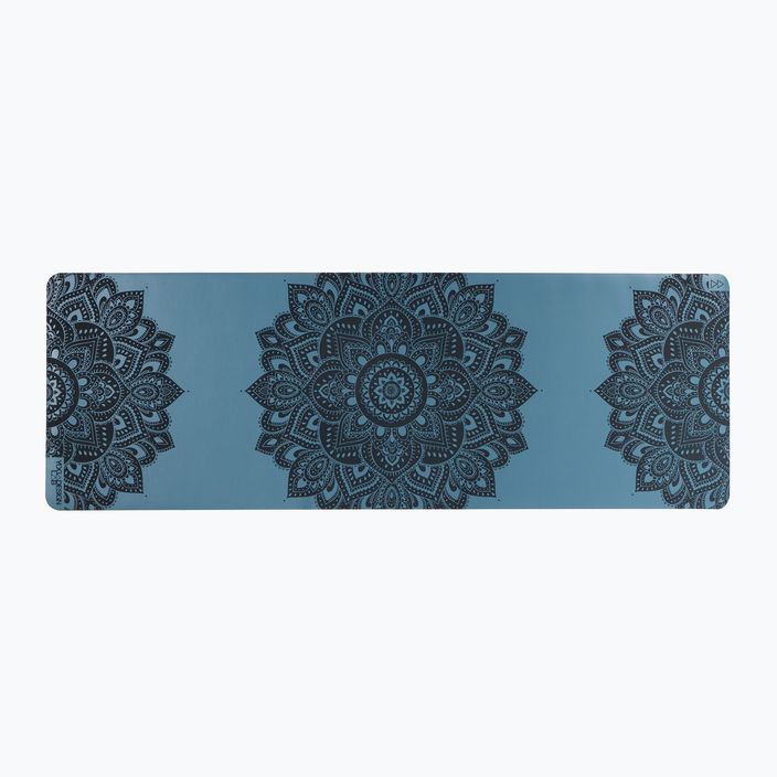 Килимок для йоги  Yoga Design Lab Infinity Yoga 3 мм синій Mandala Teal 2