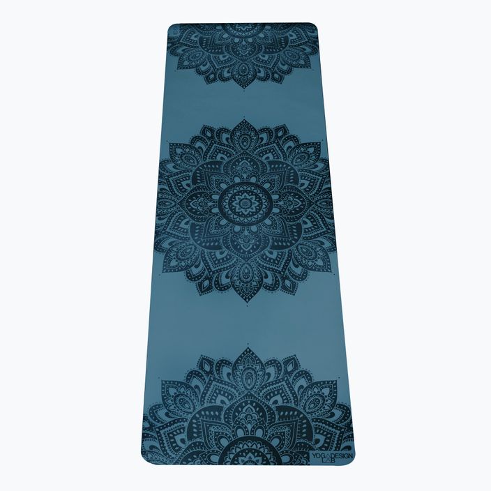 Килимок для йоги  Yoga Design Lab Infinity Yoga 3 мм синій Mandala Teal 5