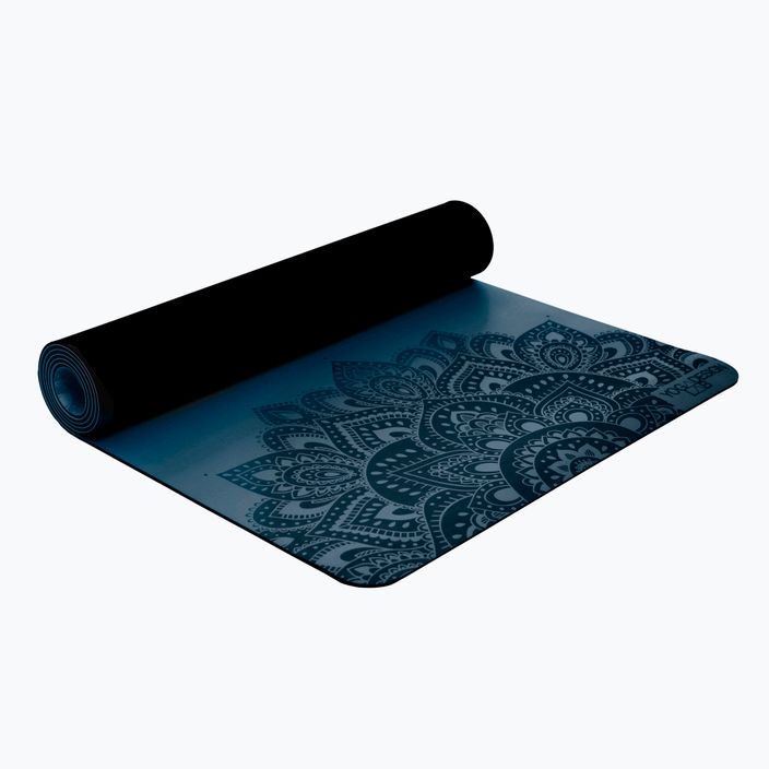Килимок для йоги  Yoga Design Lab Infinity Yoga 3 мм синій Mandala Teal 7