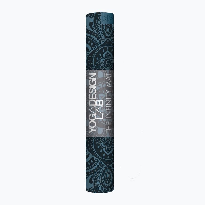 Килимок для йоги  Yoga Design Lab Infinity Yoga 3 мм синій Mandala Teal 8