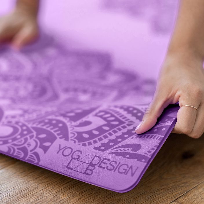 Килимок для йоги  Yoga Design Lab Flow Pure 6 мм фіолетовий Mandala Lavender 7