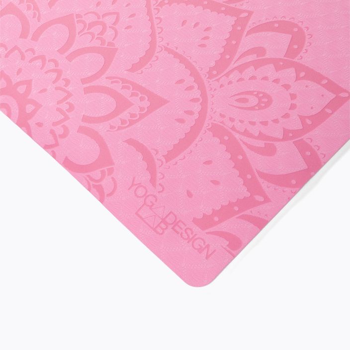 Килимок для йоги  Yoga Design Lab Flow Pure 6 мм рожевий Mandala Rose 3