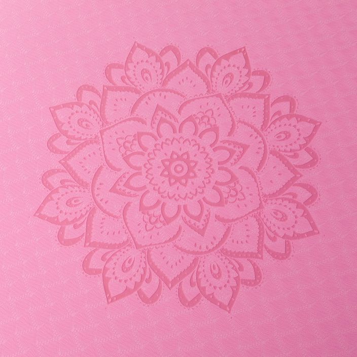 Килимок для йоги  Yoga Design Lab Flow Pure 6 мм рожевий Mandala Rose 4