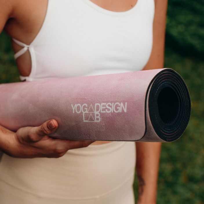 Килимок для йоги  Yoga Design Lab Combo Yoga 5,5 мм рожевий Thar 9