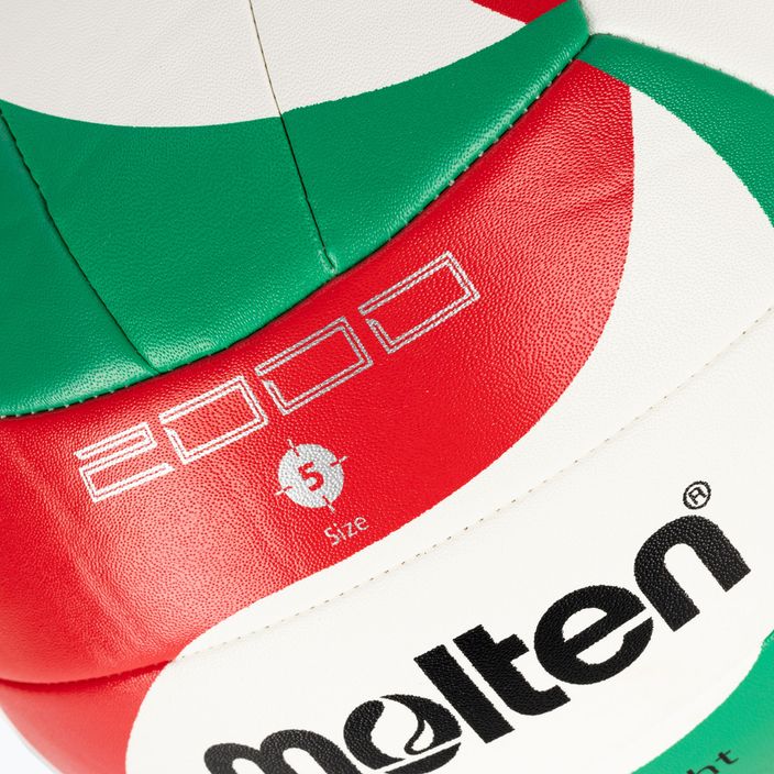 М'яч для волейболу Molten V5M2000-L-5 white/green/red розмір 5 3