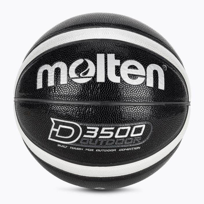М'яч для баскетболу Molten B6D3500-KS black/silver розмір 6