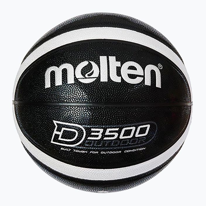М'яч для баскетболу Molten B6D3500-KS black/silver розмір 6 4