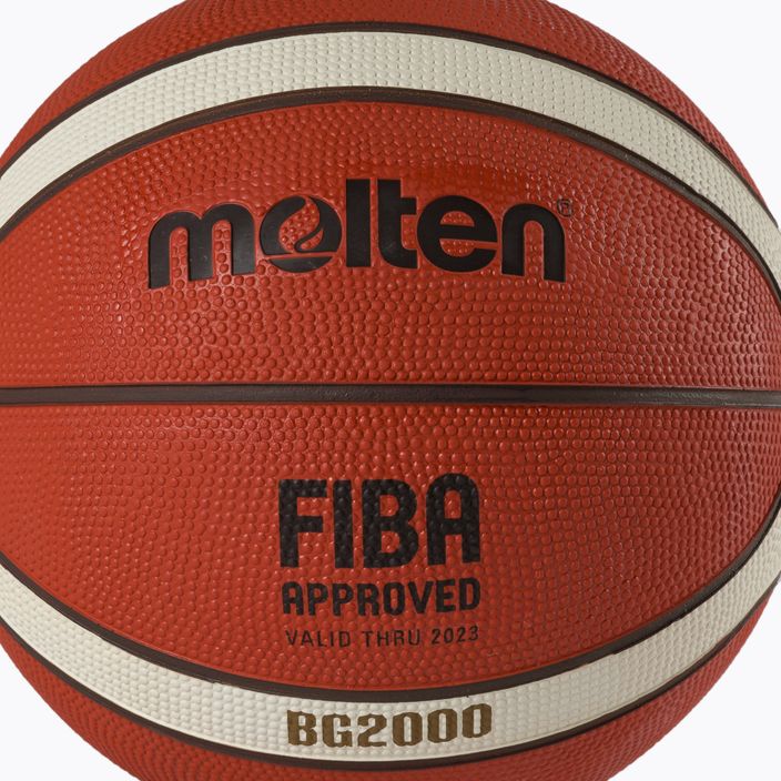 Баскетбольний м'яч Molten B5G2000 FIBA Розмір 5 3
