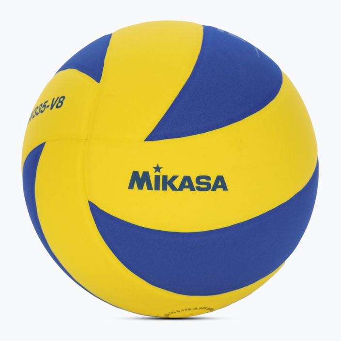 М'яч для снігового волейболу Mikasa SV335-V8 жовтий/синій розмір 5
