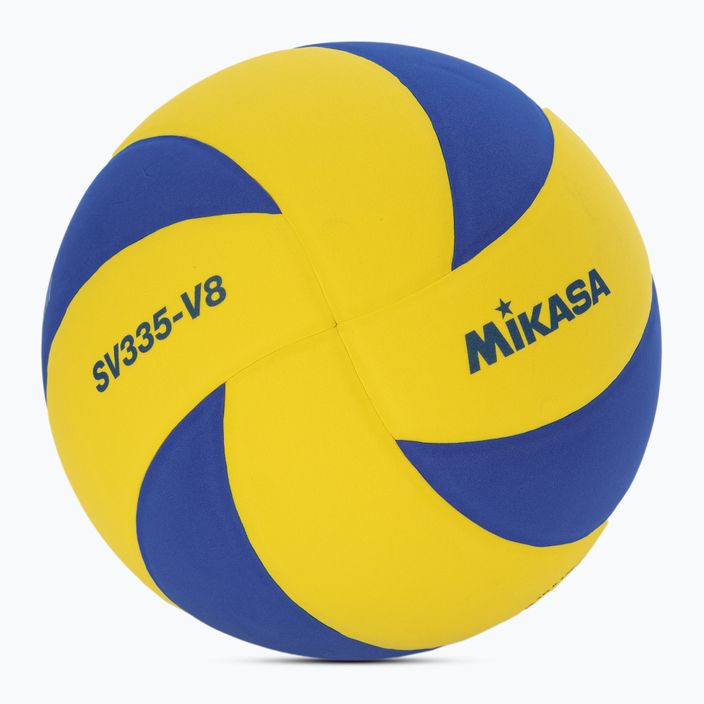 М'яч для снігового волейболу Mikasa SV335-V8 жовтий/синій розмір 5 2