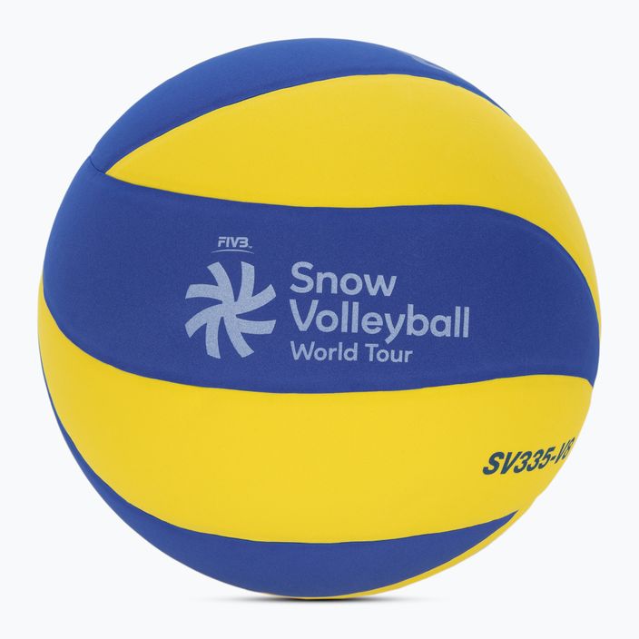 М'яч для снігового волейболу Mikasa SV335-V8 жовтий/синій розмір 5 3