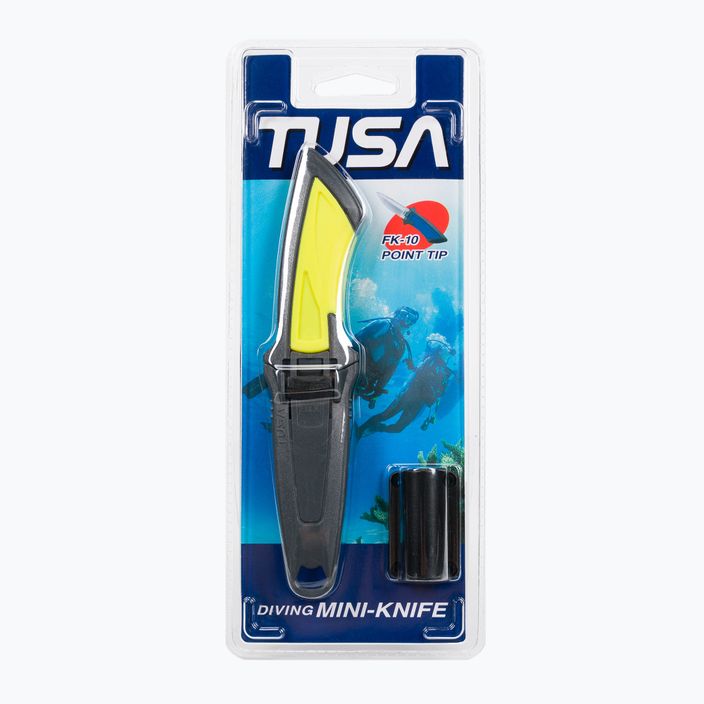 Ніж для дайвінгу TUSA Mini Knife жовтий M-1001