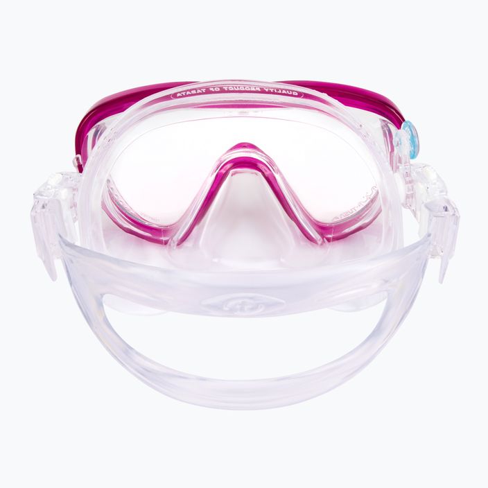 Маска для дайвінгу / підводного плавання TUSA Tina Fd Mask рожево-безбарвна M-1002 5