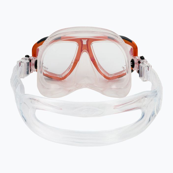 Маска для дайвінгу / підводного плавання TUSA Ceos Mask оранжево-безбарвна 212 5