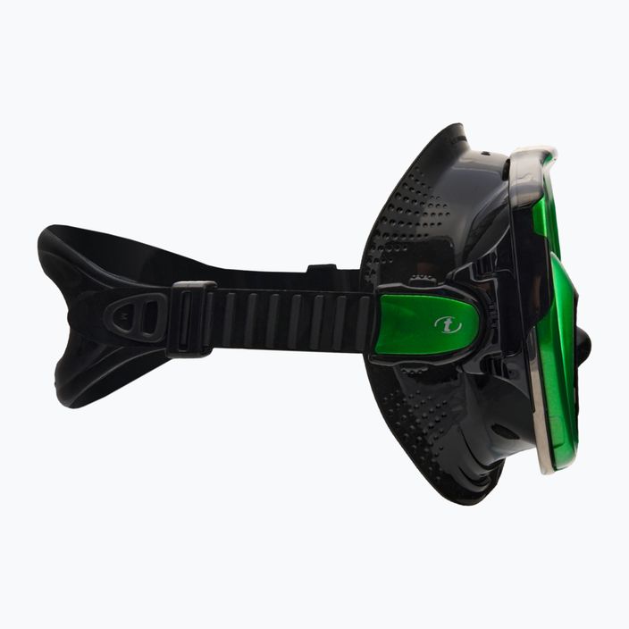 Маска для дайвінгу / підводного плавання TUSA Freedom Hd Mask чорно-зелена M-1001 3