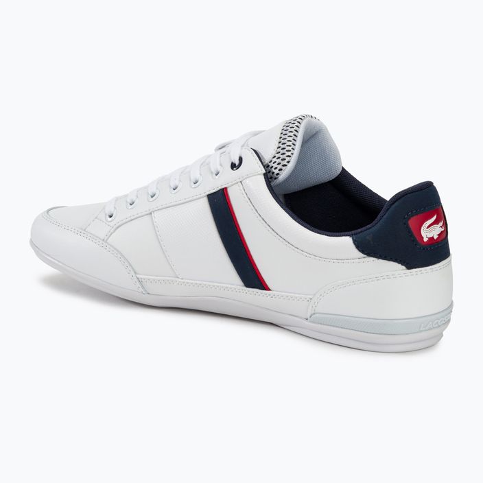 Чоловічі туфлі Lacoste 40CMA0067 білий / темно-синій / червоний 3