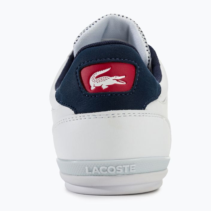 Чоловічі туфлі Lacoste 40CMA0067 білий / темно-синій / червоний 6